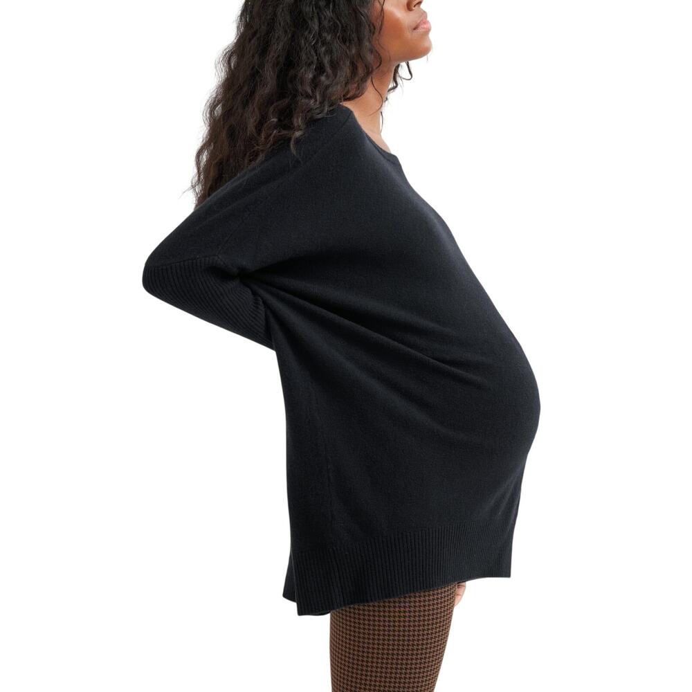 Hatch Cozy Black Nadine Sweater Size 2